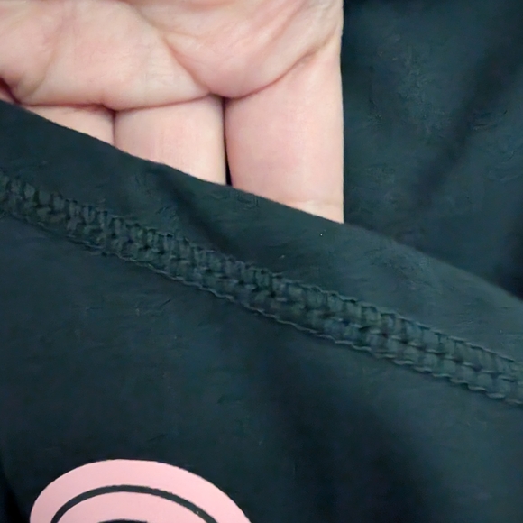 Black Leggings with Pink Oregon Ducks Logo - Picture 10 of 12